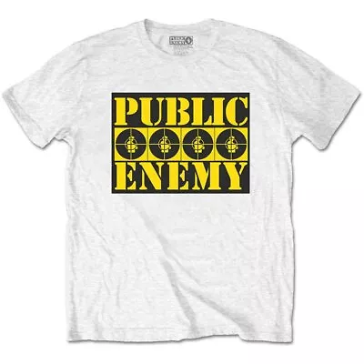 Buy Public Enemy Four Logos Official Tee T-Shirt Mens • 15.99£
