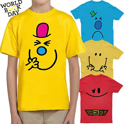 Buy Book Day Kids T-Shirt Book Story Fancy Funny Faces Costume Boys Girls Tee • 9.99£