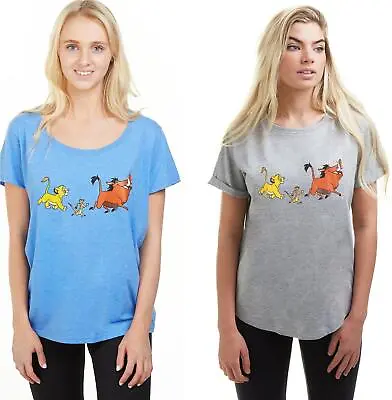 Buy The Lion King Womens T-shirt Trio Simba Timon Pumba S - XL Official Disney • 10.49£