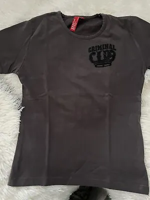 Buy Women’s Grey Criminal Damage T Shirt M • 6.10£