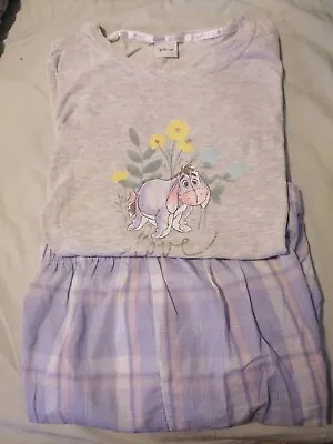 Buy Disney Bnwot Eyore Ladies Pyjamas Set (Size 8-10) • 7.99£