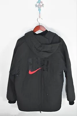 Buy Mens Nike Coat Just Do It Black And Red Size Medium • 45£