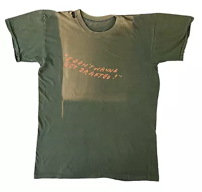 Buy 1980 Frank Zappa “I Don’t Wanna Get Drafted  T-shirt • 90£