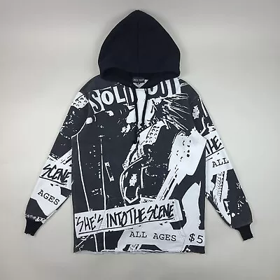Buy Dolls Kill X Current Mood Hoodie Women Medium Oversized Punk Grunge Concert • 27.02£