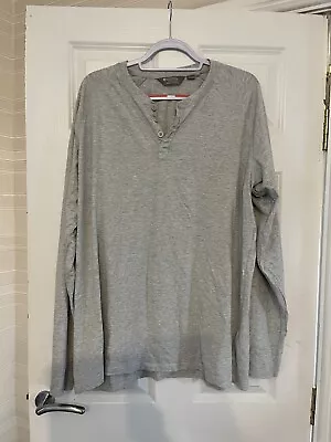 Buy Mountain Warehouse T Shirt Mens Grey Long Sleeve  Size 3XL • 6£