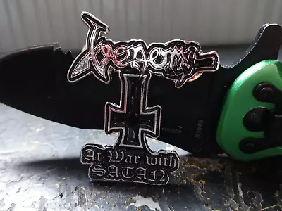 Buy Black Thrash Metal Pin Badge Battle Jacket Kutte Venom  Xxx • 14.41£