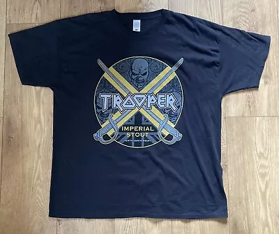 Buy Iron Maiden Trooper Imperial Stout Beer Tenth Anniversary T Shirt Size XL • 14.99£