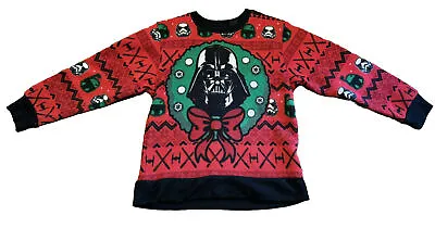 Buy Boys Youth XS Star Wars Christmas Sweater Darth Vader Stormtrooper Holiday • 10.29£