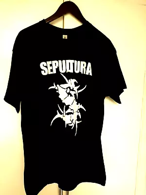 Buy Sepultura Rock Band T Shirt Size Uk Large Free P+p Great Condition - Look • 18.50£