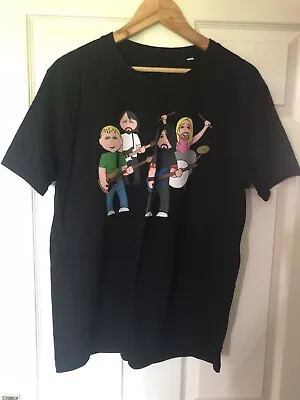Buy Foo Fighters Cartoon Image T-shirt Stanley Stella Size L • 0.99£