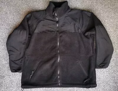 Buy Polartec Peckham Cold Weather Jacket US Military Large Black 300 Fleece Full Zip • 70£