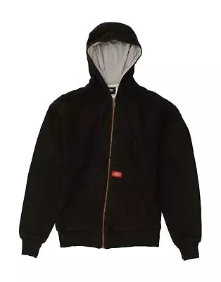 Buy DICKIES Mens Zip Hoodie Sweater Small Black Cotton BM46 • 23.95£