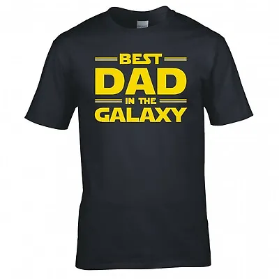 Buy Father's Day  Best Dad In The Galaxy  T-shirt • 12.99£