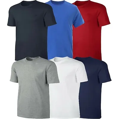 Buy Mens New Plain Crew Neck Soft Cotton Gym Casual Short Sleeve T-shirt Tee S-XL • 4.55£