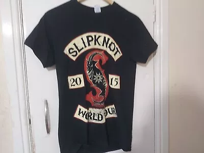 Buy Slipknot 2015 World Tour T Shirt *small* Gildan  • 12.99£