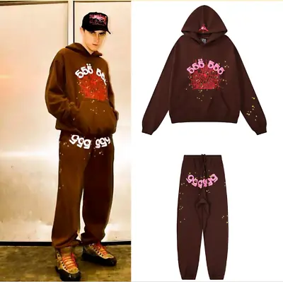 Buy Young Thug Sp5Der Set Men Women Hoodie Tracksuit Street Graffiti Sweater Xmas UK • 43.32£