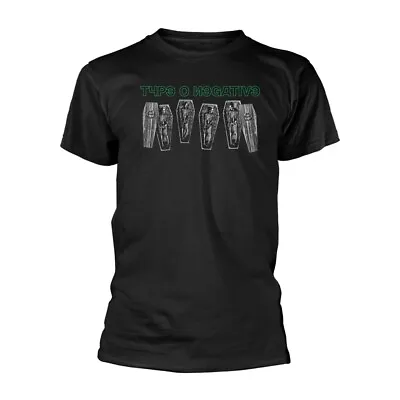 Buy TYPE O NEGATIVE - DEAD AGAIN COFFINS BLACK T-Shirt, Front & Back Print X-Large • 20.09£