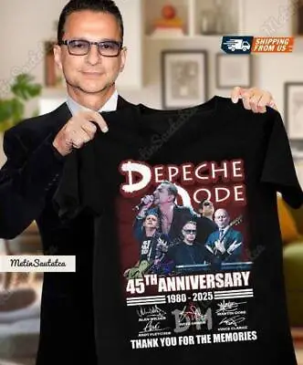 Buy Depeche Mode Shirt, Depeche Mode 1980-2025 , Depeche Mode 45 Years, Music Shirt • 20.38£