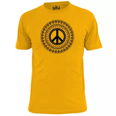 Buy Mens Mandala Peace T Shirt Universe Buddhism Spiritual Journey • 8.99£