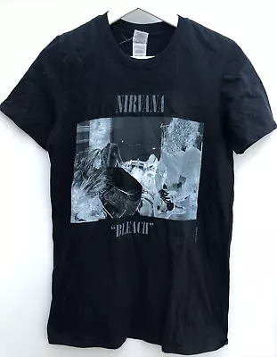 Buy NIRVANA BLEACH T Shirt Black Gildan Short Sleeve Small S • 14.95£