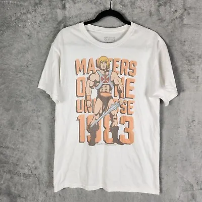 Buy American Classics Mens He Man T Shirt Size M White Masters Of The Universe Top • 12.42£