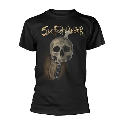 Buy KNIFE SKULL By SIX FEET UNDER T-Shirt, Front & Back Print • 17.51£