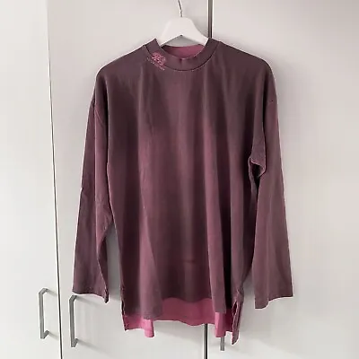 Buy Dr. Collectors Basic T Double Face Dye Desert Rose Long Sleeve Top Size XS • 70£