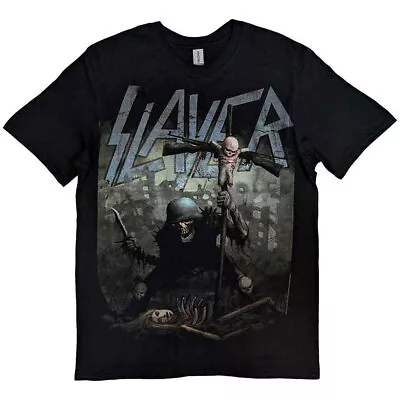 Buy Slayer 'Soldier Cross' Black T Shirt - NEW • 15.49£