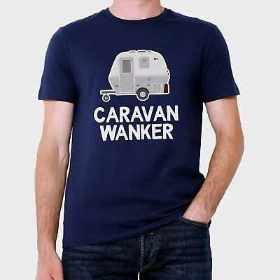 Buy CARAVAN Wanker Unisex Mens Womens T Shirt Tee Perfect Gift Idea FOR HIM HER • 14.95£
