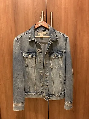 Buy Distressed Denim Jacket Ripped Look Size Small - NEW, Unisex • 28£