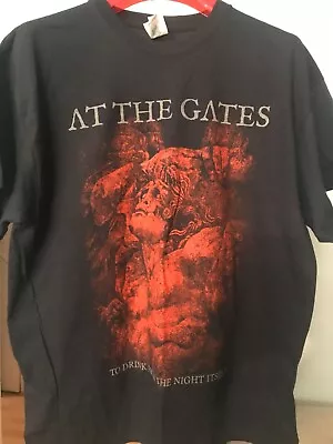 Buy AT THE GATES-To Drink From The Night Itself Tee Shirt (XL) Official Merch UNWORN • 13£