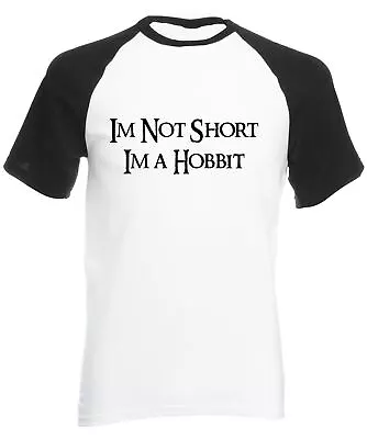 Buy I'm Not Short, I'm A Hobbit Short Sleeve Baseball T-Shirt • 14.99£