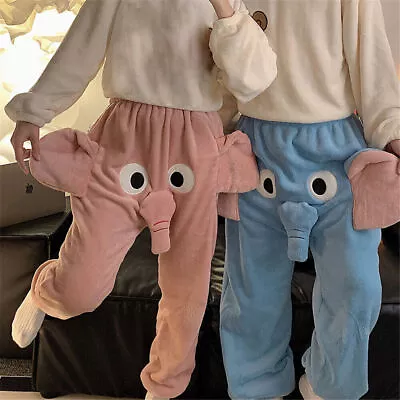 Buy Women Cute Animal Elephant Pig Pajamas Lounge Pants Funny Pjs Bottoms Sleepwear  • 20.79£