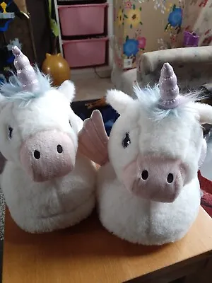 Buy Unicorn Slippers Size 2-5 • 1.99£
