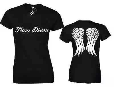 Buy Team Dixon Ladies T Shirt Walking Dead Zombies Daryl Dixon Rick Gift Idea Top • 7.99£
