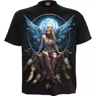 Buy SPIRAL DIRECT MOON FAIRY T-Shirt Tattoo Darkness Angel Moon Wings Fairy TopTee • 16.99£