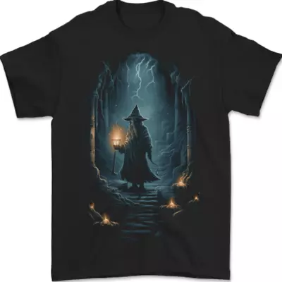 Buy Fantasy Wizard Warlock 1 Mens T-Shirt 100% Cotton • 9.49£