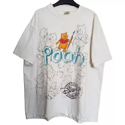 Buy Vintage Disney Winnie The Pooh 90s Single Stitch T-Shirt Large • 24.99£