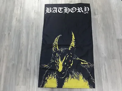 Buy Bathory Flag Flagge Poster Yellow Goat Venom • 21.63£