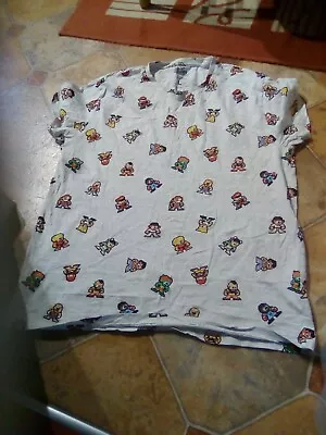 Buy Street Fighter Ii Pixel T-shirt Size Large • 9.99£