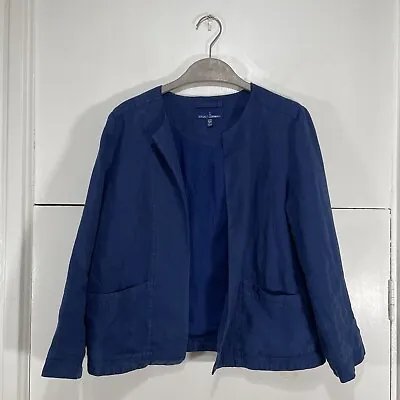 Buy Sea Salt Cornwall Country House Jacket Blue Size UK 10 EU 38 US 6 • 27.99£