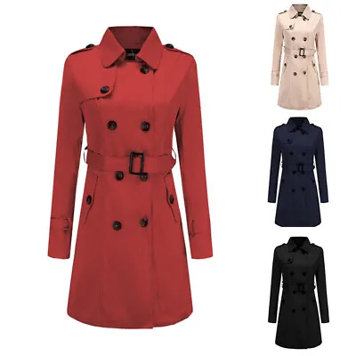 Buy Womens Coat Medium And Long Term Womens Jacket Ladies Outwear Fashion Jacket • 41.32£