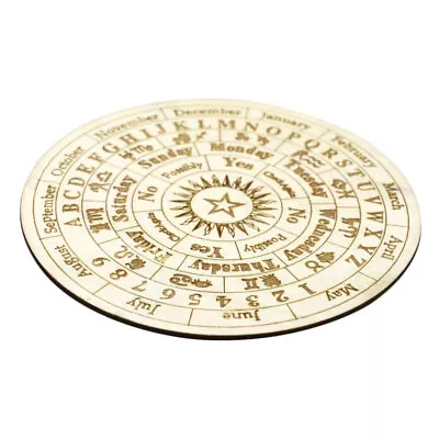 Buy  Boxwood Universal Symbol Board Wooden Carving Divination Plate • 7.78£