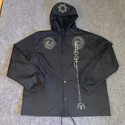 Buy Tool Inoculum Tour 2022 Windbreaker Mens L Button Up Jacket Hooded Band Merch • 125.25£