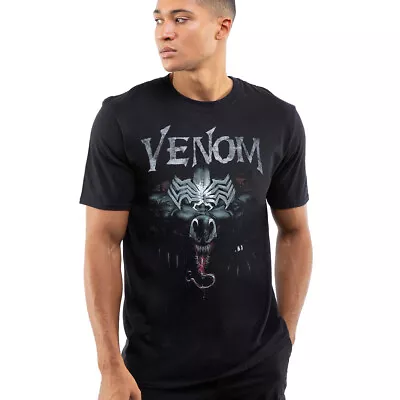Buy Venom Mens T-shirt Sneak Black S - XXL Spiderman Official Marvel • 13.99£