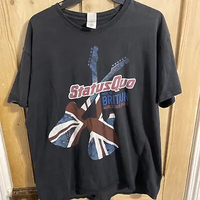 Buy Status Quo Made In England Tour Tshirt World Tour 2012/13 XL • 15£