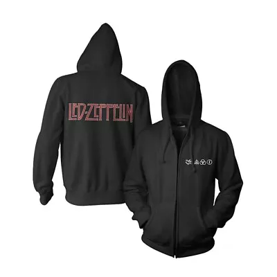 Buy Led Zeppelin Logo Official Unisex Hoodie Hooded Top • 62.68£