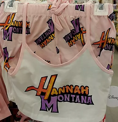 Buy Disney Hannah Montana Shorts & Cami Cotton Pyjama Set  UK Size 4-20 • 17.99£
