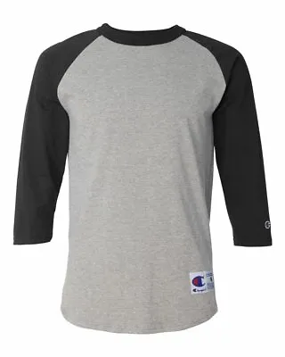 Buy Authentic Champion Three Quarter Raglan Sleeve Baseball T-Shirt Tee Top - T137 • 15.99£