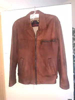 Buy 50's Style Vintage Leather Biker/box Jacket Made In London By Sardar. • 20£